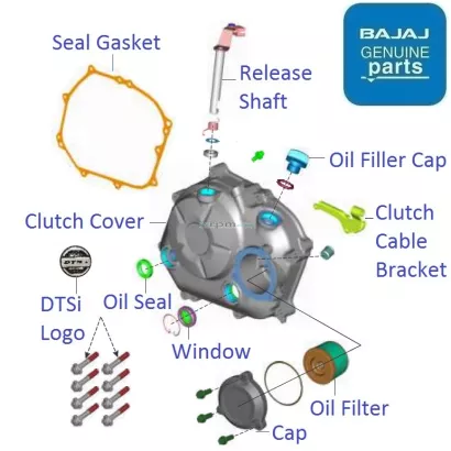 Bajaj discover 125 oil clearance filter price