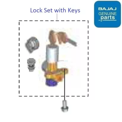 Bajaj discover key deals lock set price