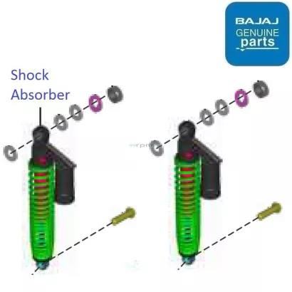 Bajaj discover rear shocker price 2025