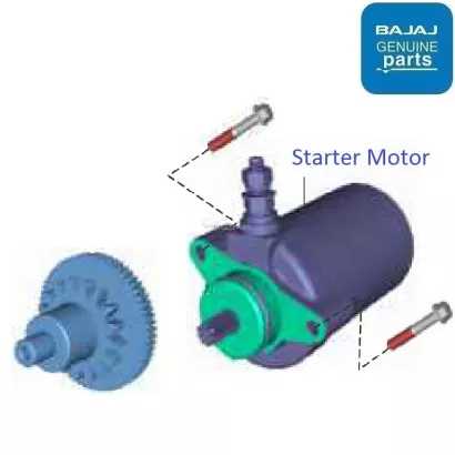 Bajaj discover hotsell self motor price