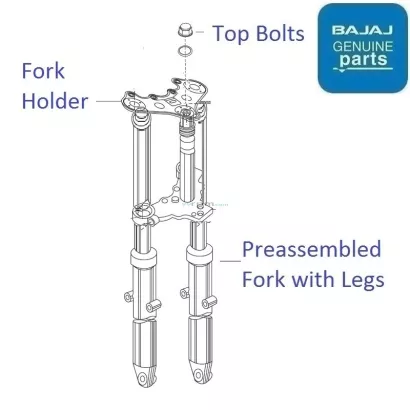 Bajaj discover 125 front fork price store
