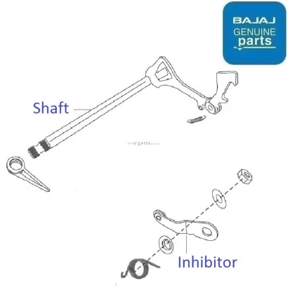 Discover 125 2011 2014 Gear Change Shaft