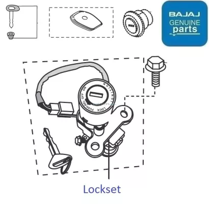 Bajaj discover 125 lock sales set price