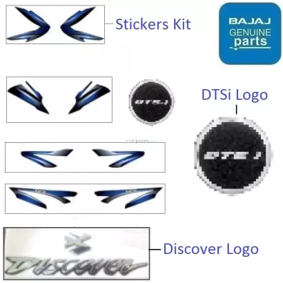 Discover 125 outlet sticker kit