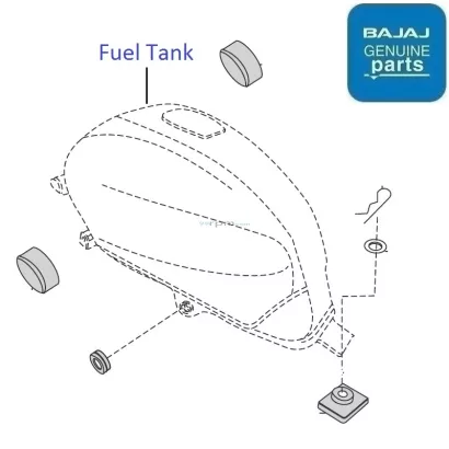 Pulsar 150 tank parts 2025