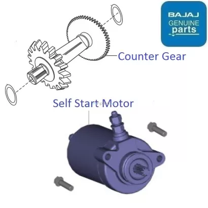 Bajaj discover 125 self motor price online