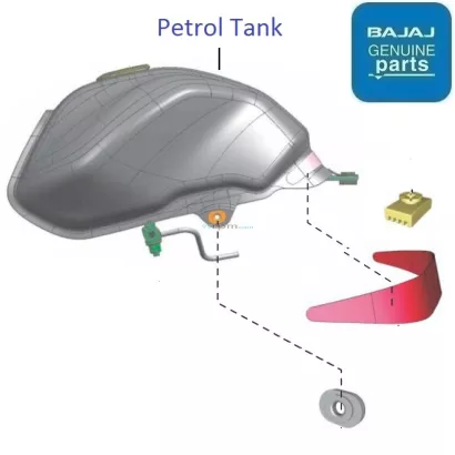 Discover 125m petrol tank discount price
