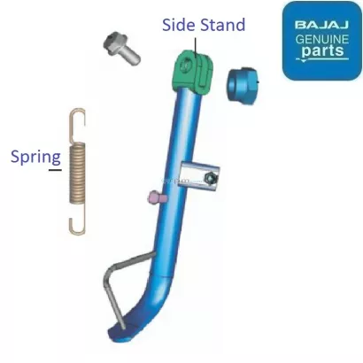 Bajaj discover 2025 125 side stand