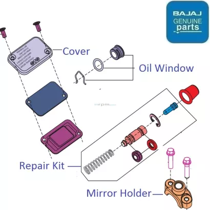 Bajaj discover 125 outlet st cylinder kit price