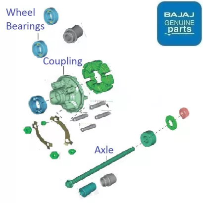 Bajaj discover rear online wheel bearing