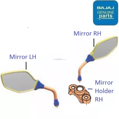Bajaj discover 125 st mirror price clearance
