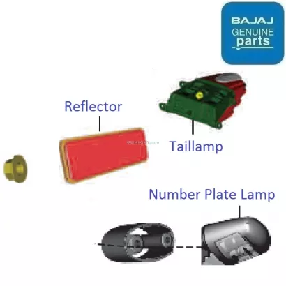 Pulsar 150 back light set discount