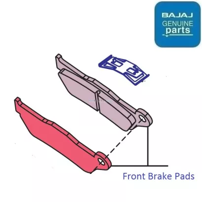 Discover 150F 2014 2016 Front Brake Pad