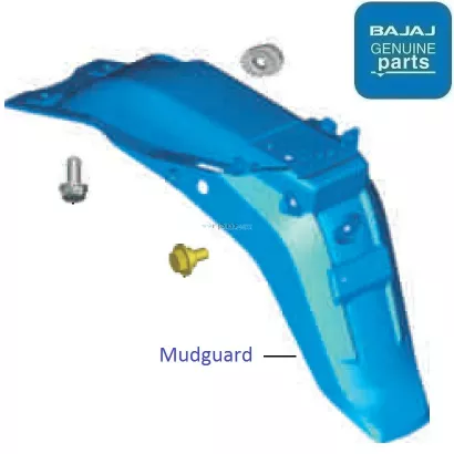 Bajaj discover 150 front mudguard 2025 price