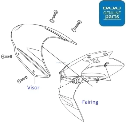 Bajaj discover 150 new arrivals headlight cover price