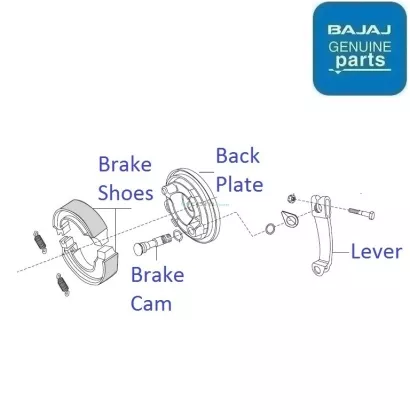 Discover 125 2011 2014 Rear Brake
