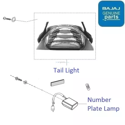 Bajaj discover 150 store tail light price
