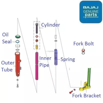 Bajaj discover 150 front shocker price cheap