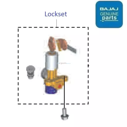 Bajaj discover 150 lock set price sales