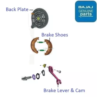 Discover 150S 2014 2016 Rear Brake
