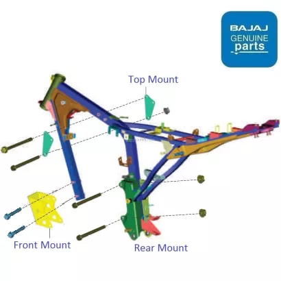 Pulsar 135 mounting bracket price clearance