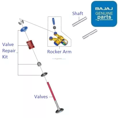 Pulsar 135 discount valve price
