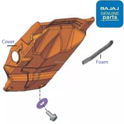 pulsar 150 belly pan price