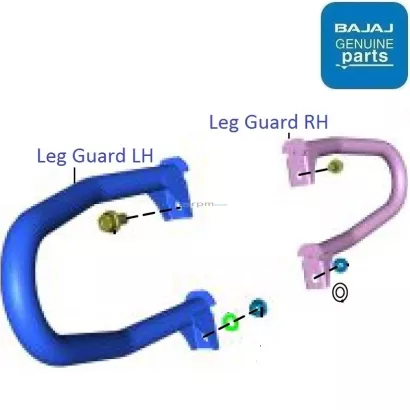 Pulsar 220 discount leg guard price