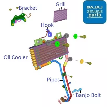 Bajaj pulsar 220 online oil cooler price