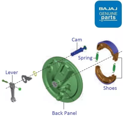 Bajaj V12 Front Brake Drum