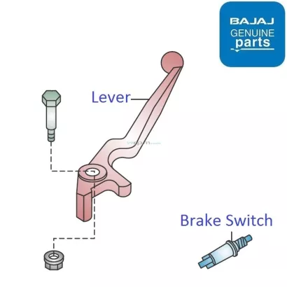 Bajaj avenger brake lever price hot sale