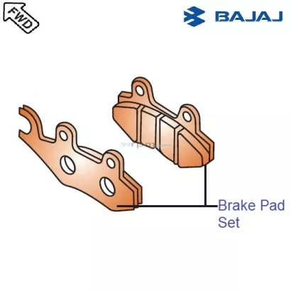 Pulsar 220 best sale brake pad price