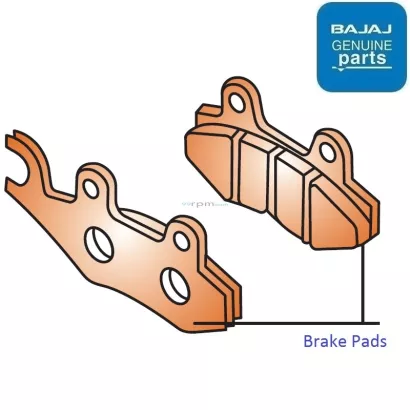 Pulsar 135 disc brake pad price clearance