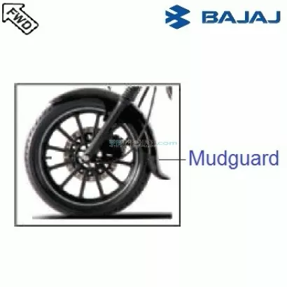 bajaj avenger front mudguard price