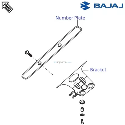Pulsar 220 clearance bracket price