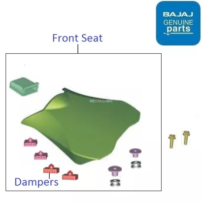 pulsar rs 200 back seat price