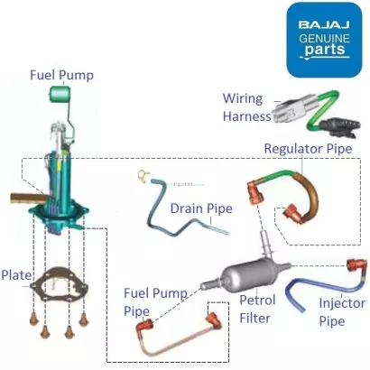 Bajaj Dominar 400 Fuel Pump