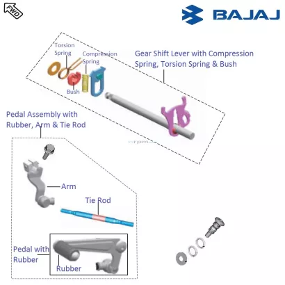 Pulsar rs 200 hot sale gear shift pattern