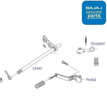 Pulsar 220 gear lever price Clearance