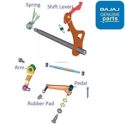Pulsar 220 outlet gear lever price