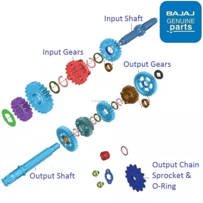Pulsar ns160 chain sprocket top