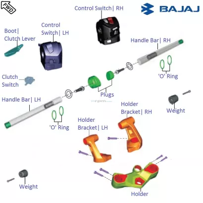 Pulsar rs 200 cone set price online