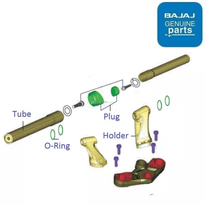 Pulsar 150 handle holder price cheap