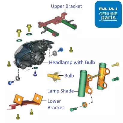 Bajaj Pulsar NS160 2017 18 Headlamp