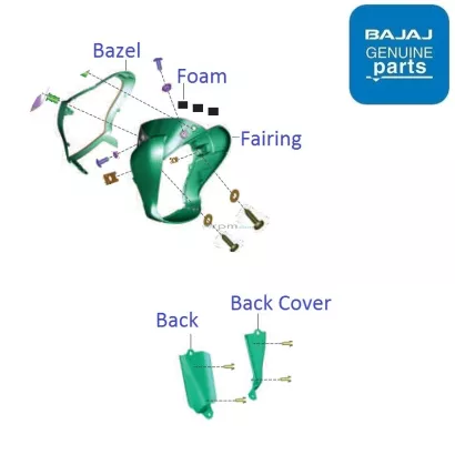 Bajaj v15 visor price new arrivals