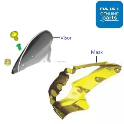 Pulsar as 150 hotsell headlight glass price