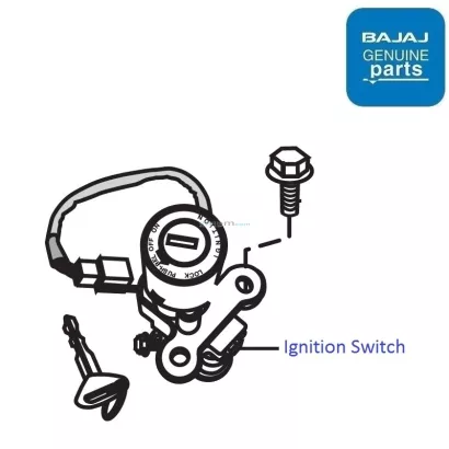 Bajaj pulsar 220 ignition lock clearance set price