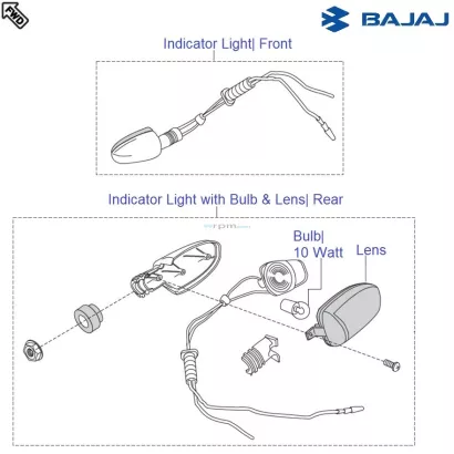 Pulsar 150 front indicator price top