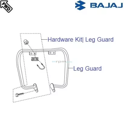 pulsar for kit tool 150 Guard Pulsar UG4: Bajaj Leg 150
