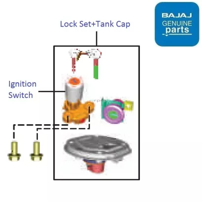 Pulsar 220 sale ignition lock price